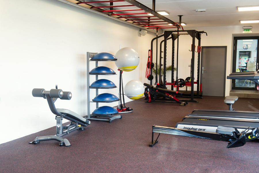 Posilovna a fitness sál
